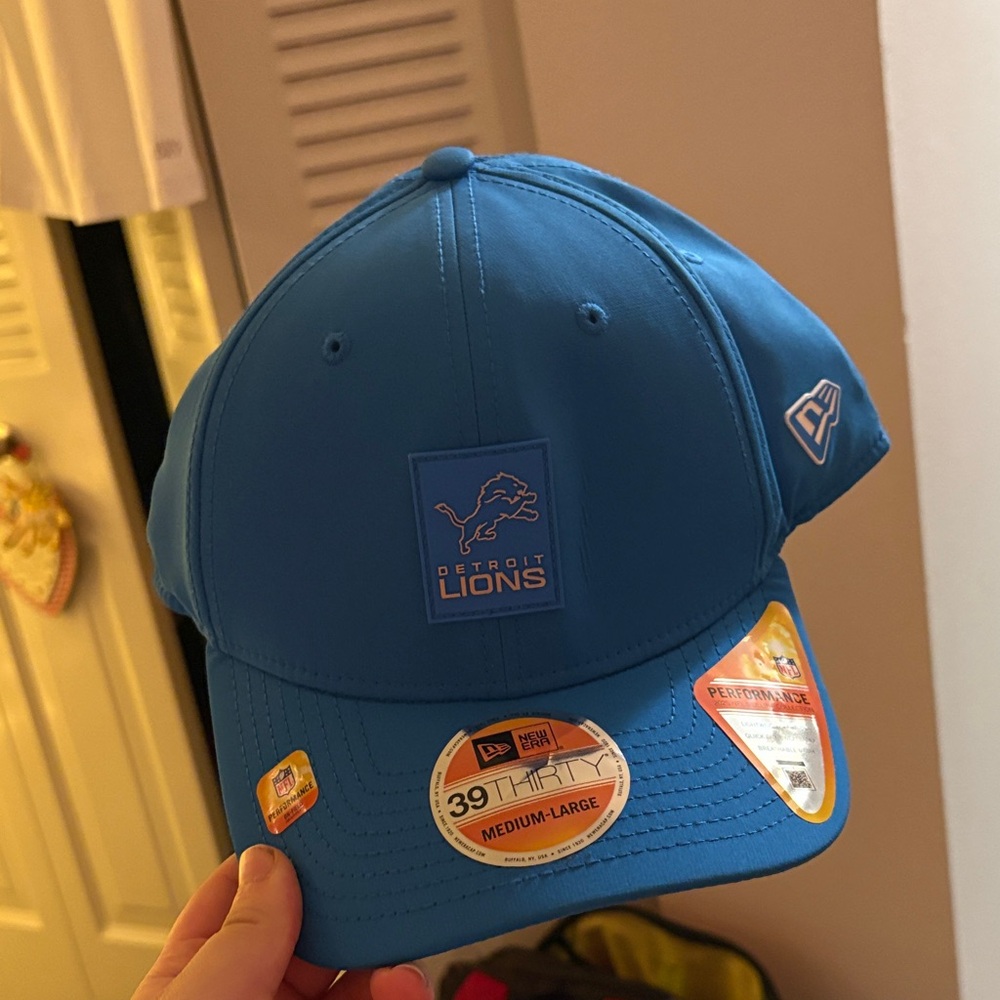 New Era Blue Detroit Lions Cap